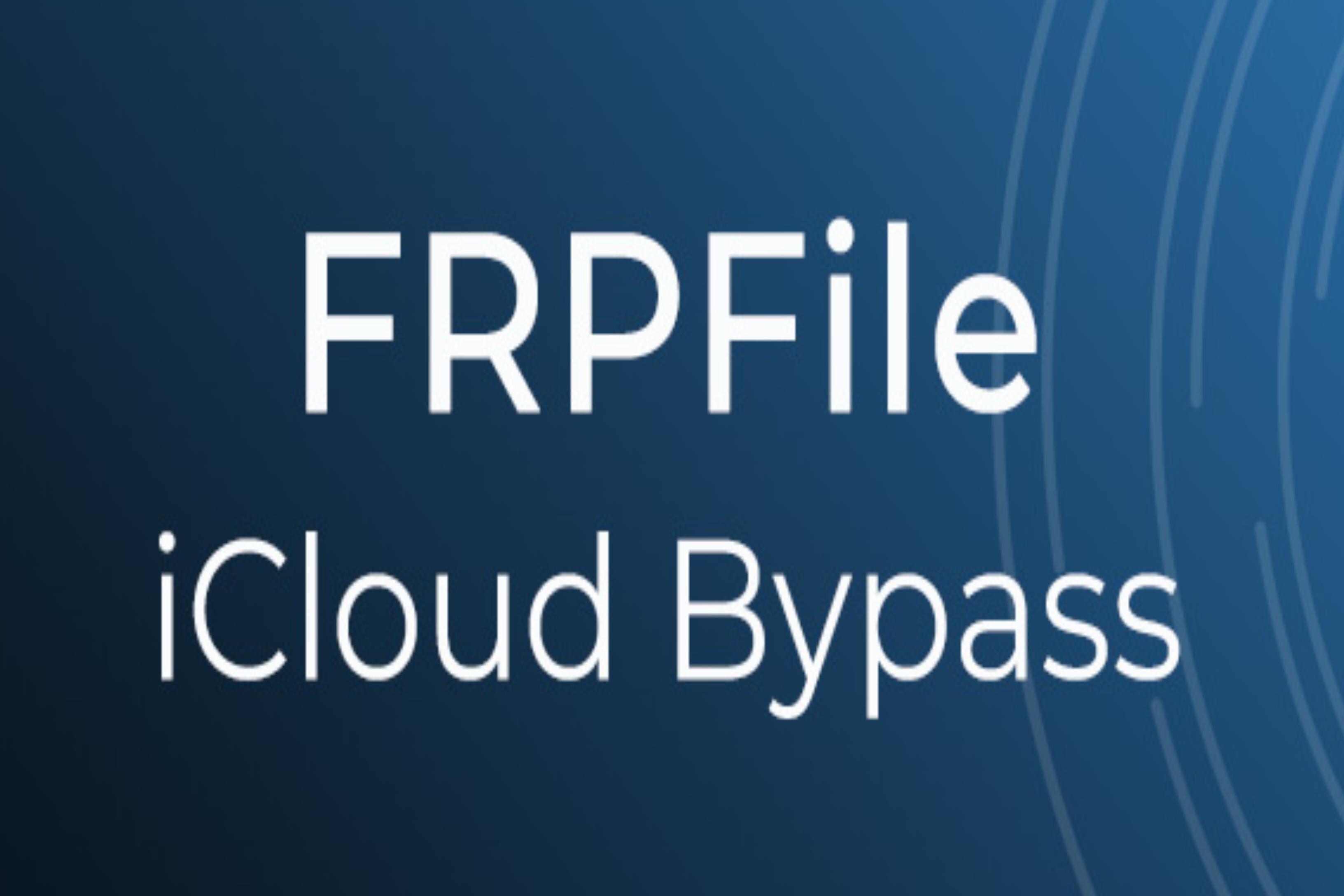 FRPFILE Tool A12+ (All Supported iPhones/iPads Check From Tool First) To IOS 26.0.1 [Offer]